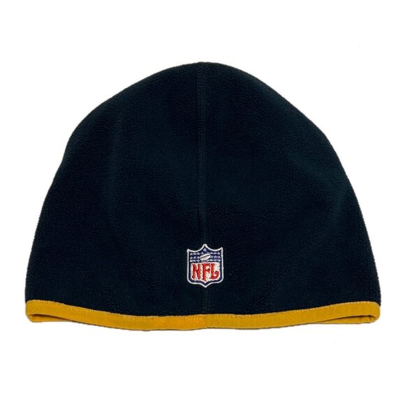 Vintage Green Bay Packers NFL Pro Line Winter Fleece Beanie Hat OSFM - Picture 3 of 6